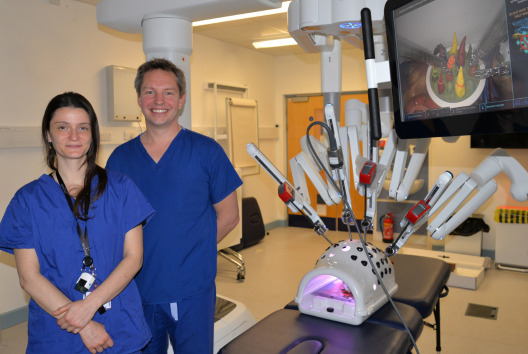 New surgical robots arrive at Musgrove Park and Yeovil Hospital