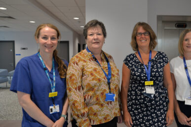 Members of the teams who'll be working at the Taunton Diagnostic Centre.