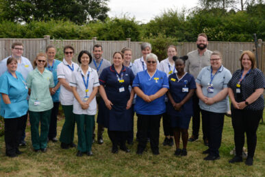 A range of healthcare professionals from the Somerset Neurological Rehabilitation Centre