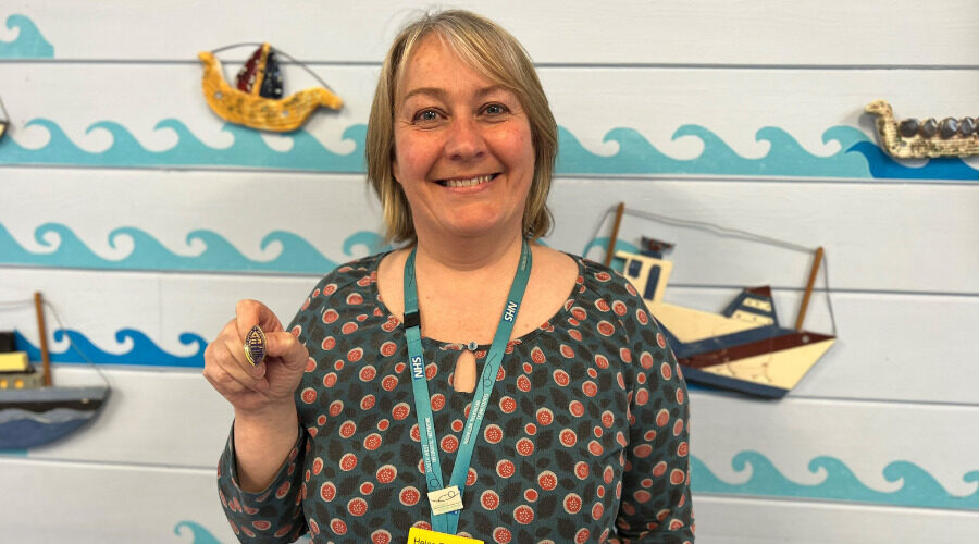 Gold for Helen Robinson for dedication to neonatal physiotherapy education