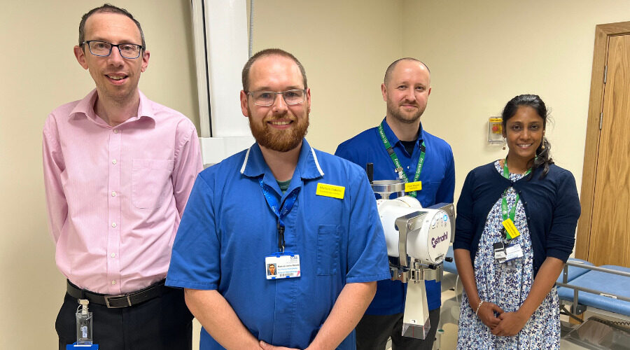 New radiotherapy superficial x-ray unit opens at Musgrove Park Hospital