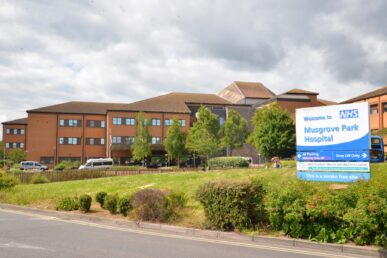 Front of Musgrove Park Hospital site