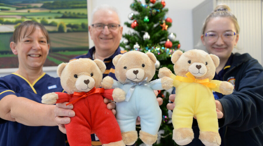Teddy bears help to brighten hospital visits for children at Musgrove Park
