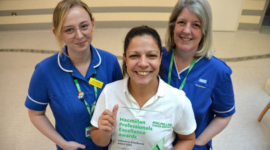 Award winning service helps patients with late effects from radiotherapy