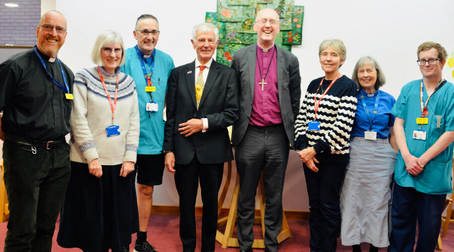 Bishop Michael visits Musgrove Park Hospital
